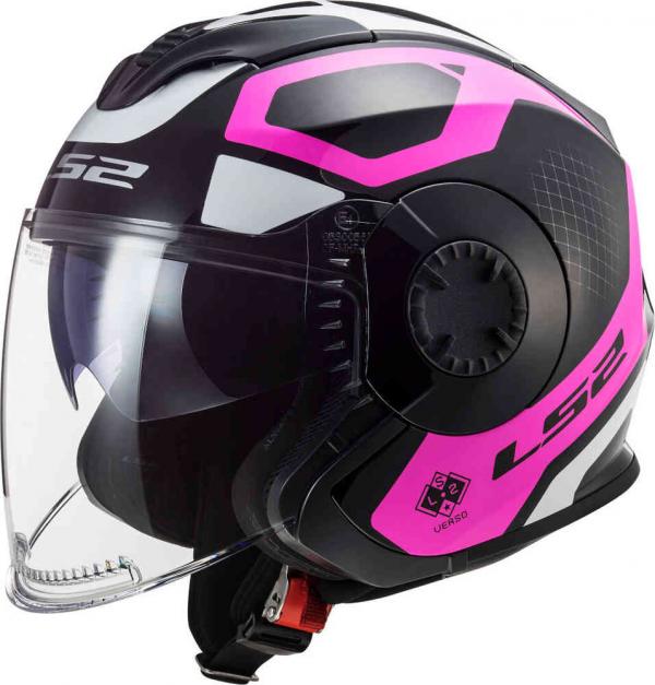 CASCO INTEGRALES LS2 FF352 BETHA NEGRO NARANJA - Motobulls